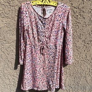 Art Class Girl Dress Sz 4/5 Floral Spring Easter